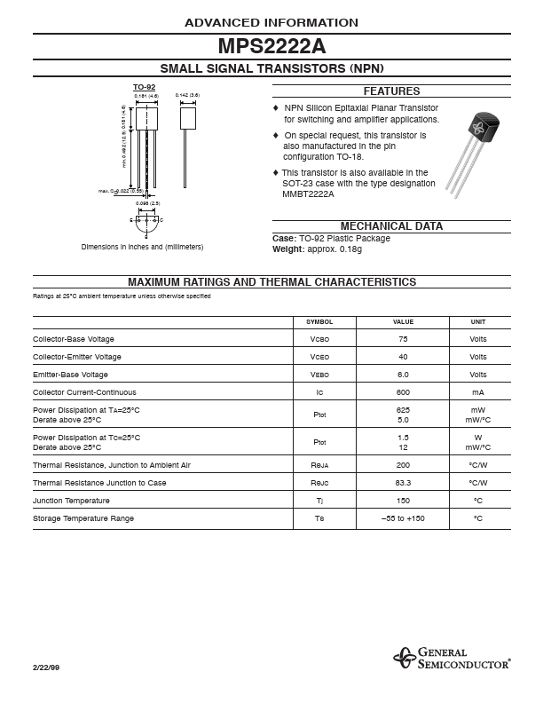 MPS2222A