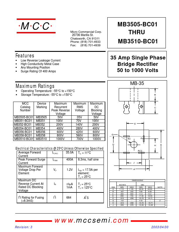 MB3505-BC01