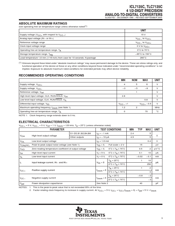 ICL7135C