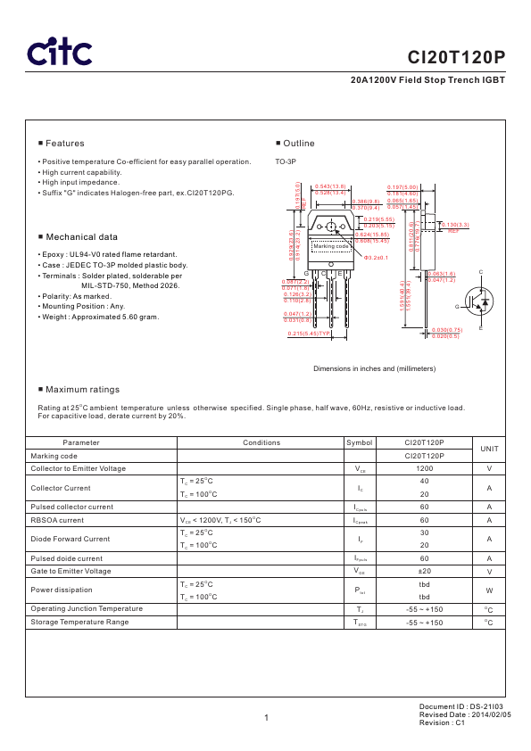 CI20T120P