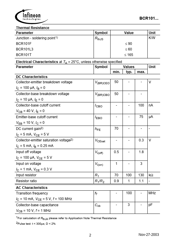 BCR101T