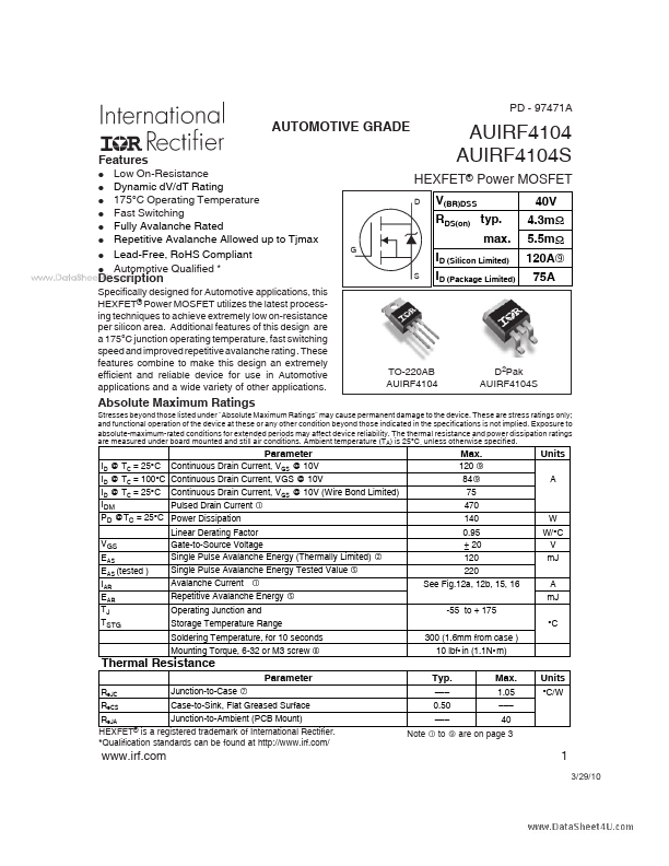 AUIRF4104S