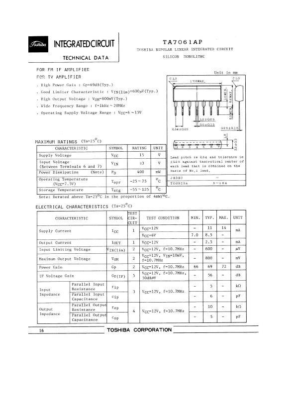 TA7061AP