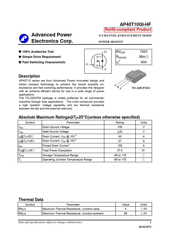 AP40T10GI-HF