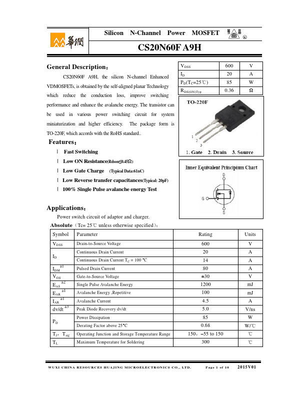 CS20N60FA9H