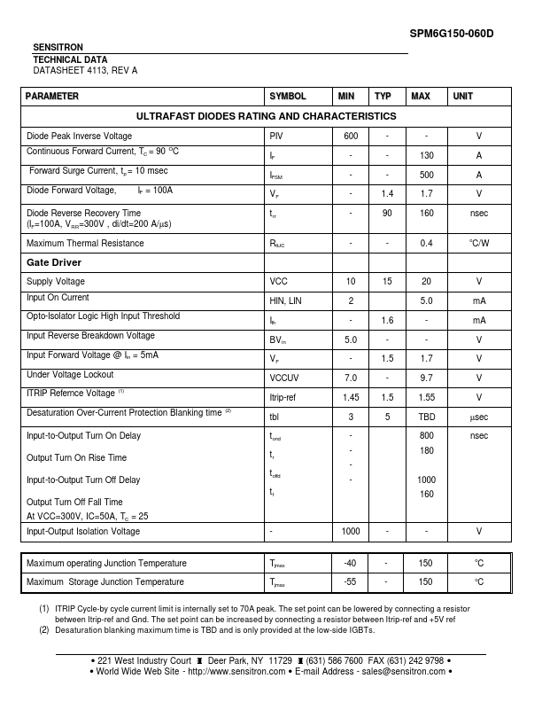 SPM6G150-060D