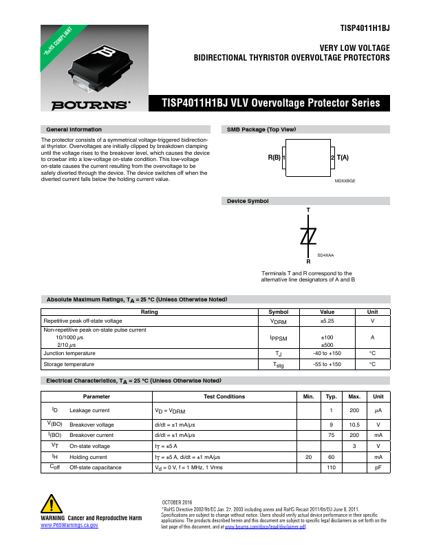 TISP4011H1BJ