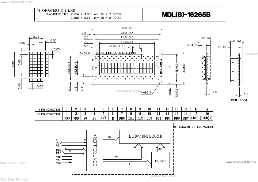 MDLS-16265B