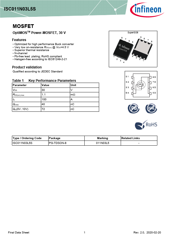 ISC011N03L5S