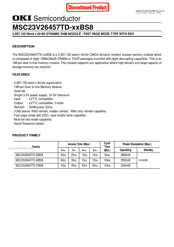 MSC23V26457TD-60BS8