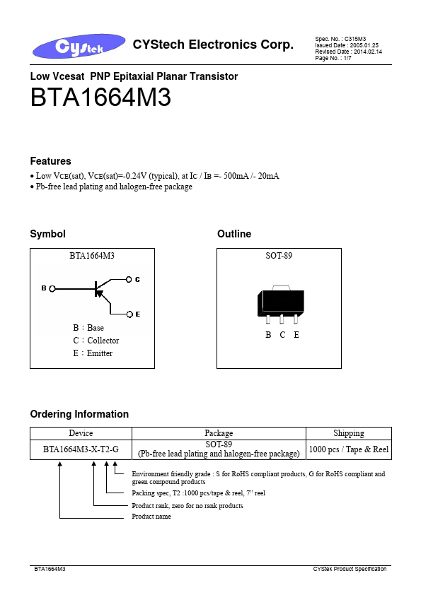 BTA1664M3