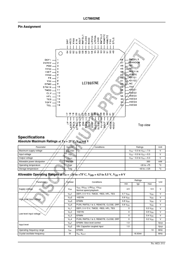 LC78602NE