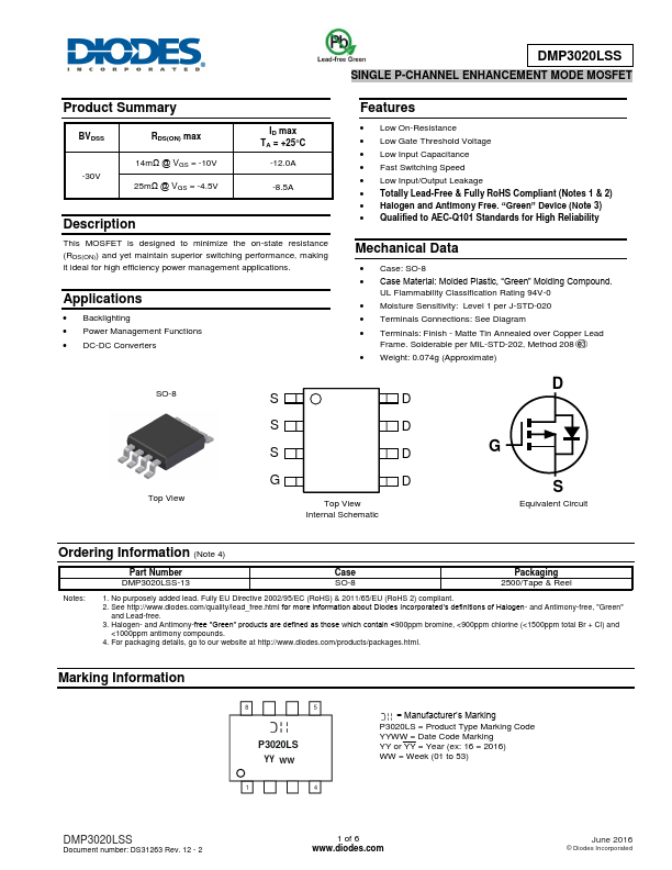 DMP3020LSS