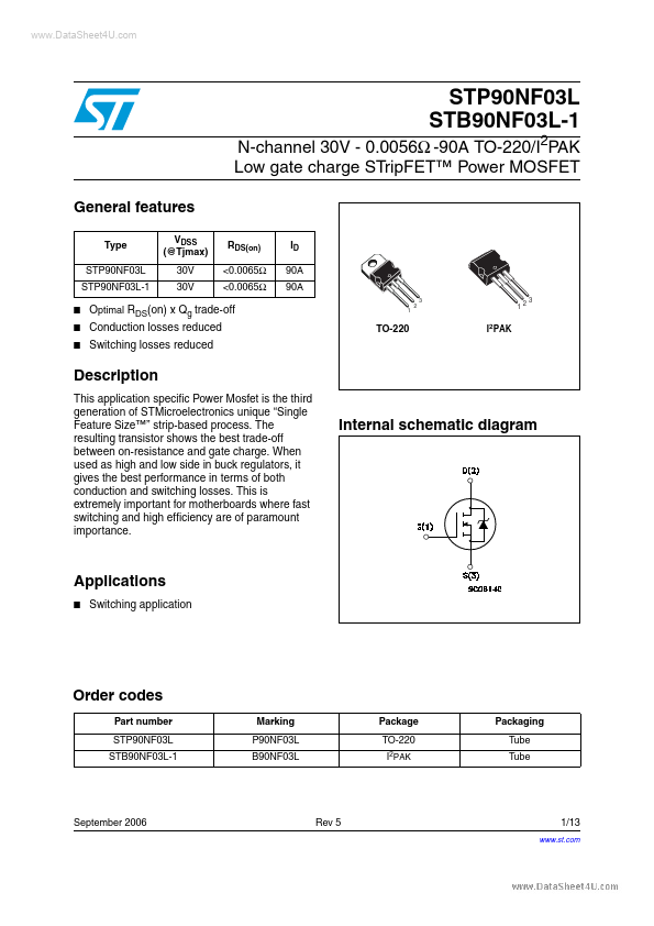 STP90NF03L-1