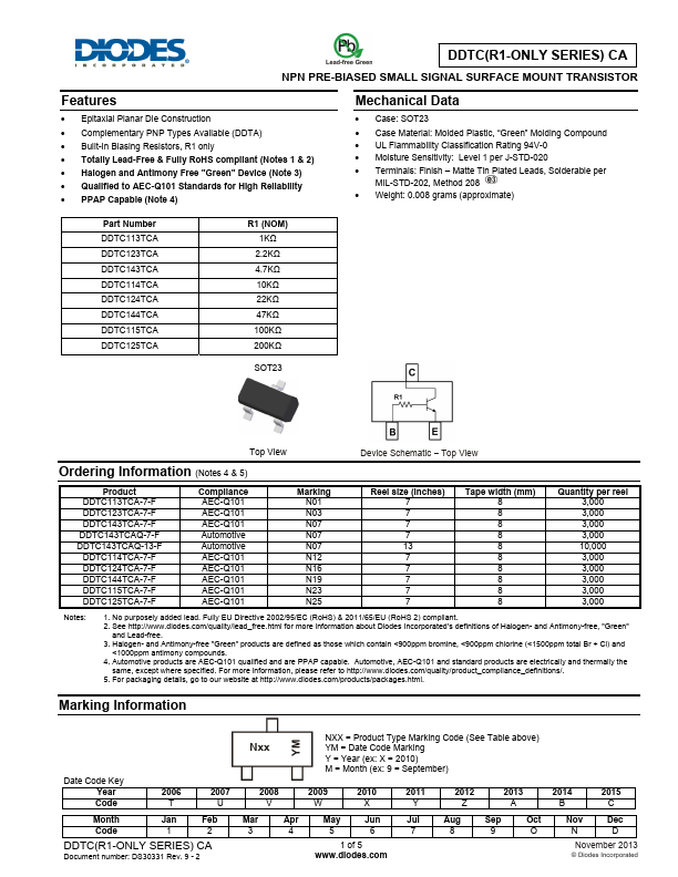 DDTC143TCA