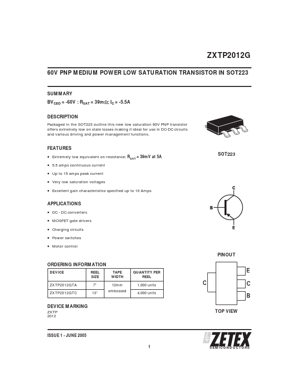 ZXTP2012G