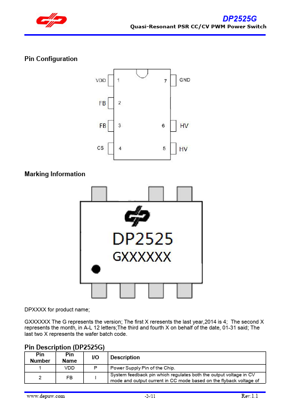 DP2525G