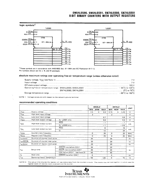 SN74LS590