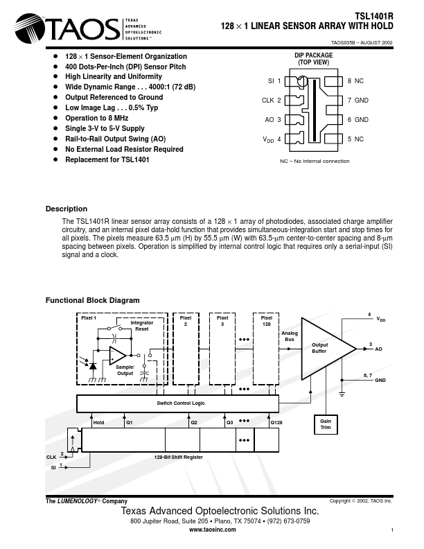 TSL1401R