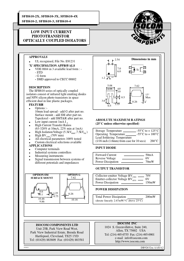 SFH610-4X