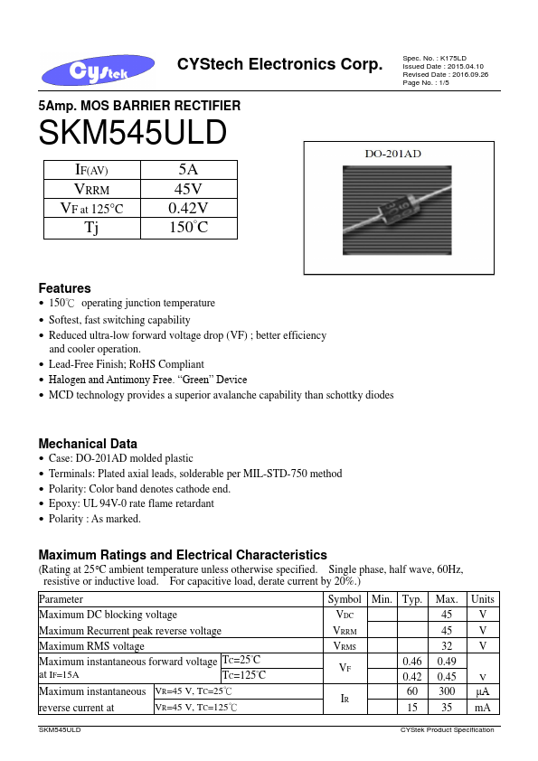 SKM545ULD