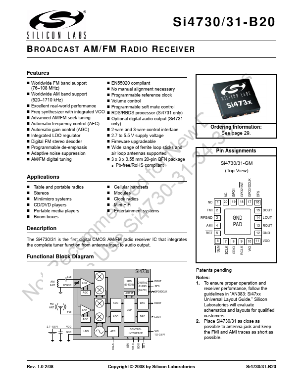 Si4730-B20