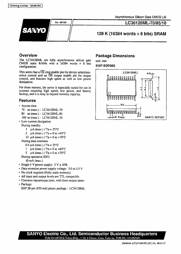 LC36128ML-70