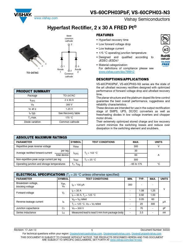 VS-60CPH03PBF