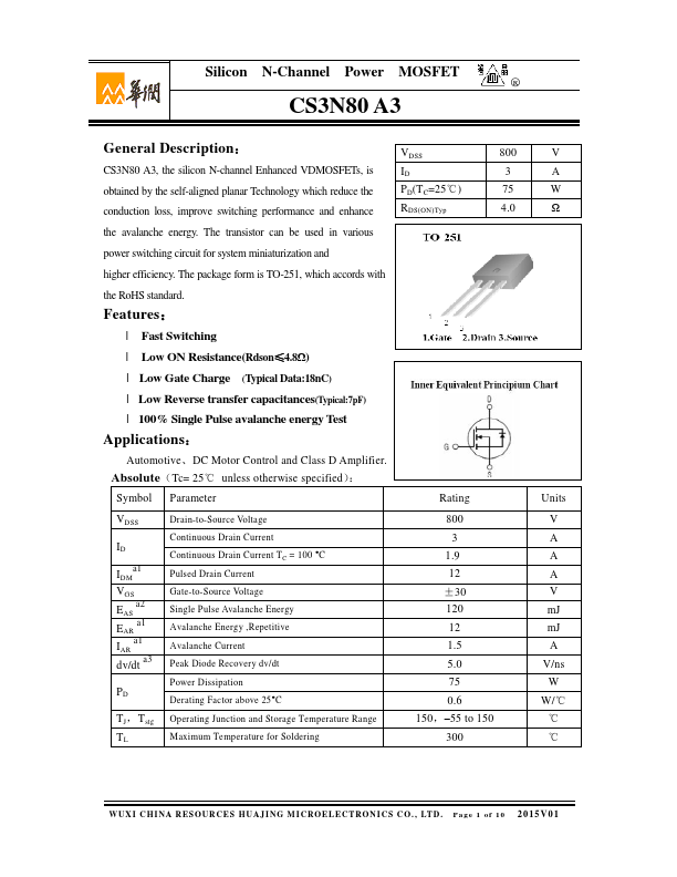 CS3N80A3