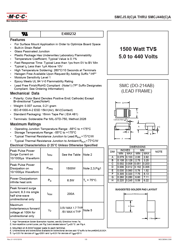 SMCJ300A