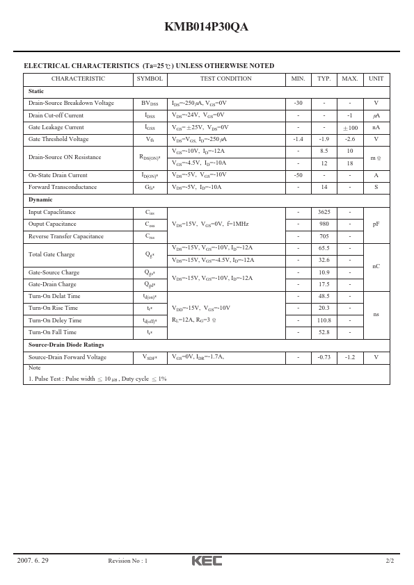 KMB014P30QA