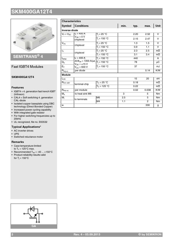 SKM400GA12T4