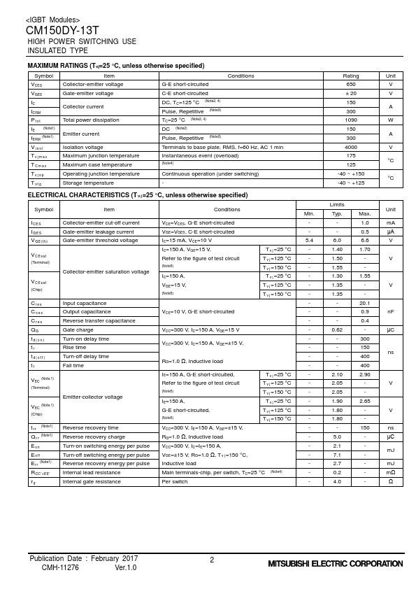 CM150DY-13T