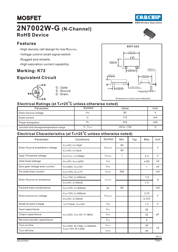 2N7002W-G