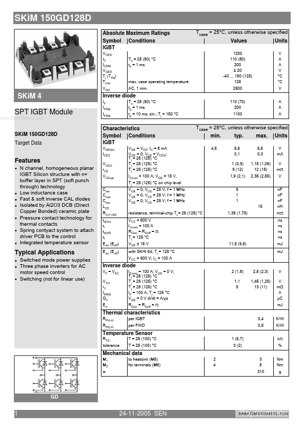 SKIM150GD128D