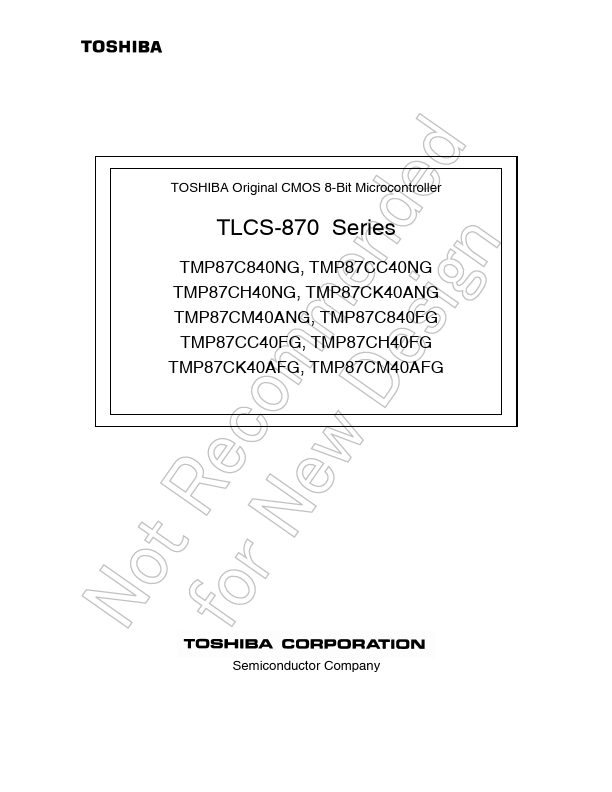 TMP87CC40FG