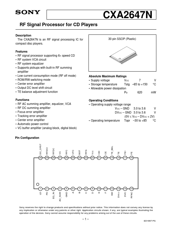 CXA2647N