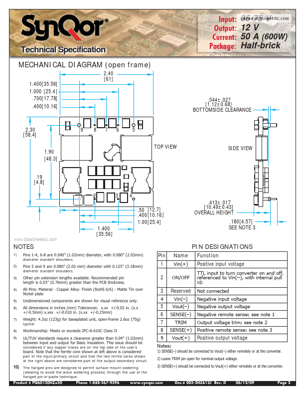 PQ60120HZX50