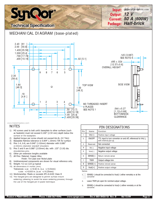 PQ60120HZX50