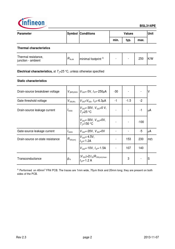 BSL314PE