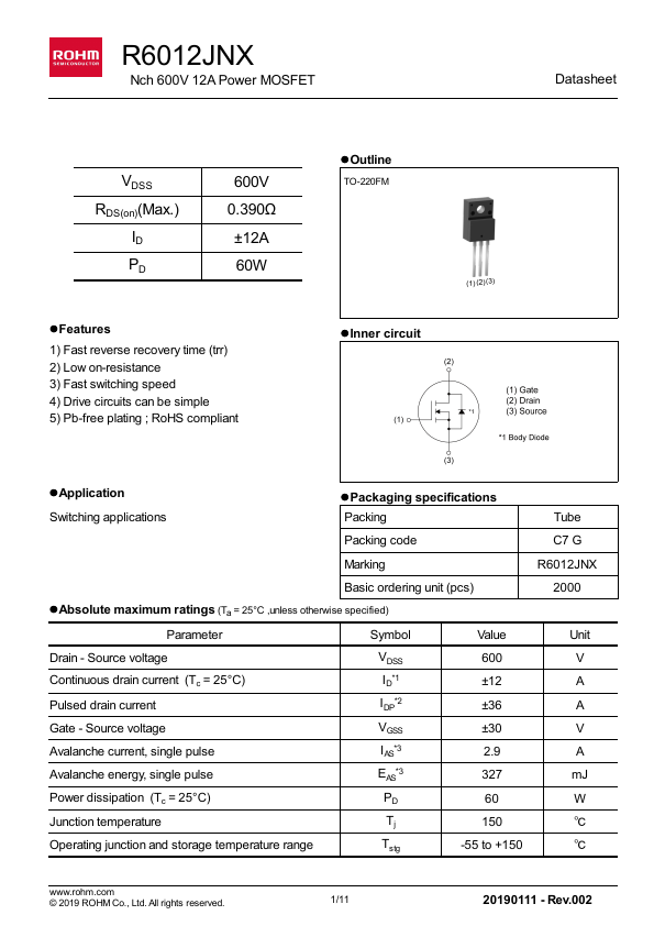 R6012JNX