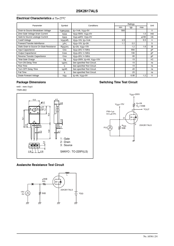 2SK2617ALS