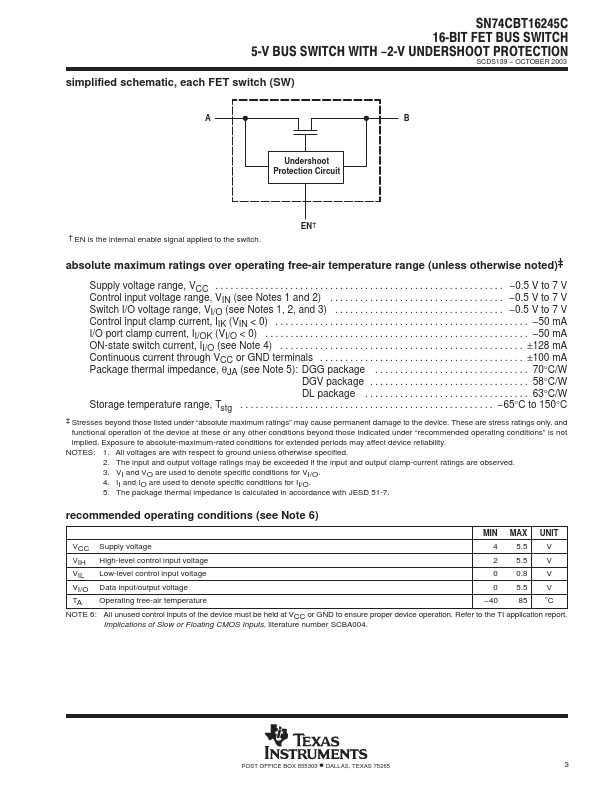 SN74CBT16245C