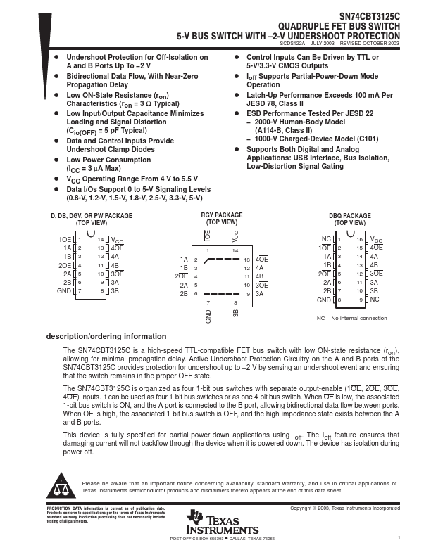 SN74CBT3125C