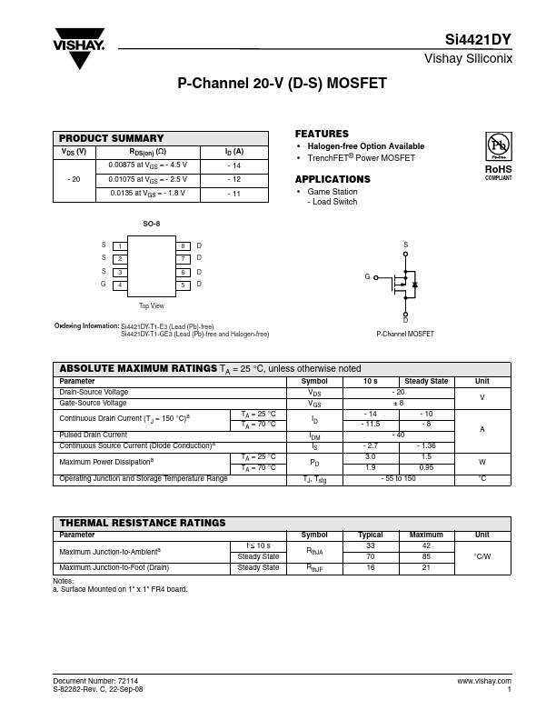 SI4421DY