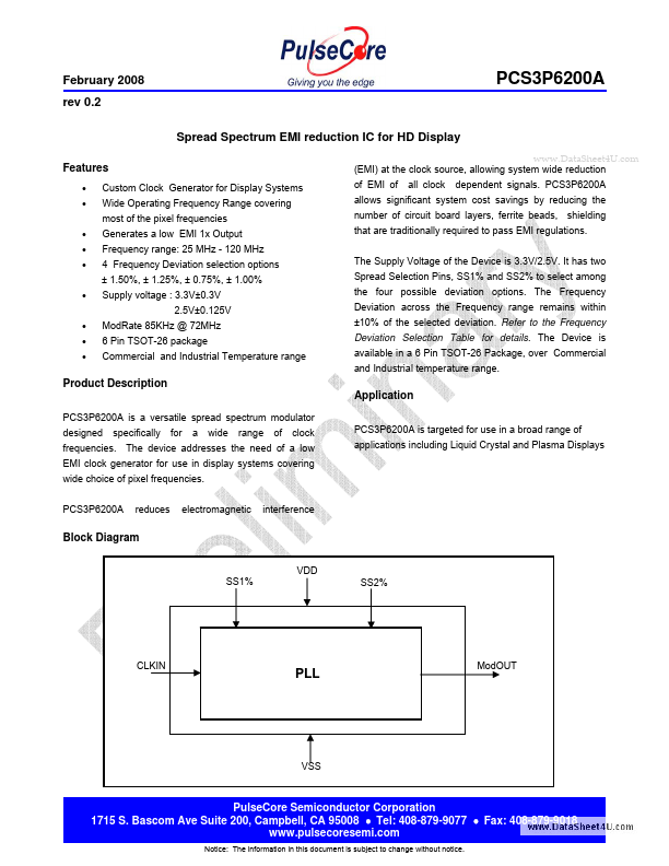 PCS3P6200A