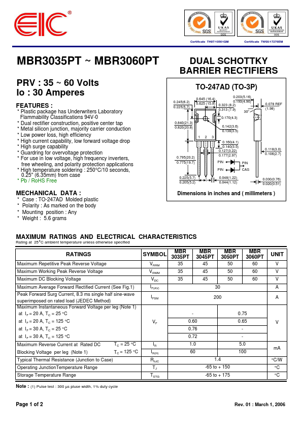 MBR3060PT