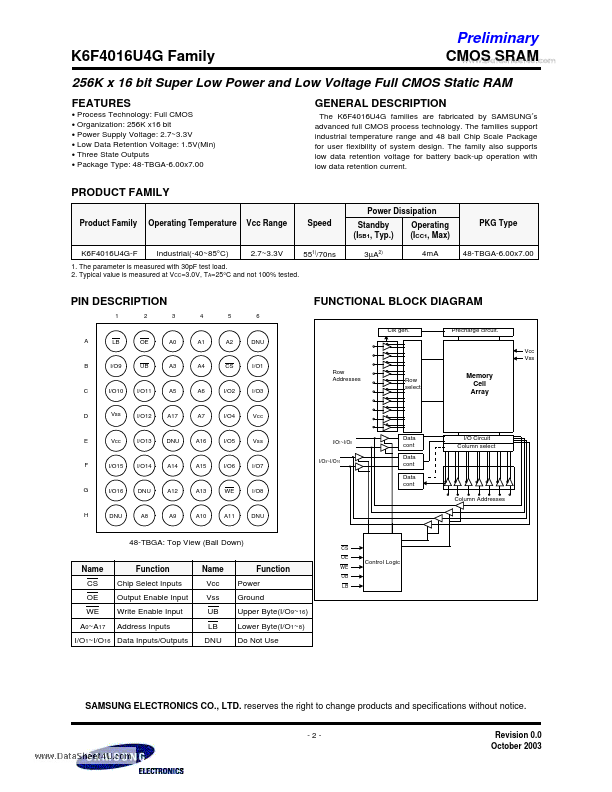 K6F4016U4G