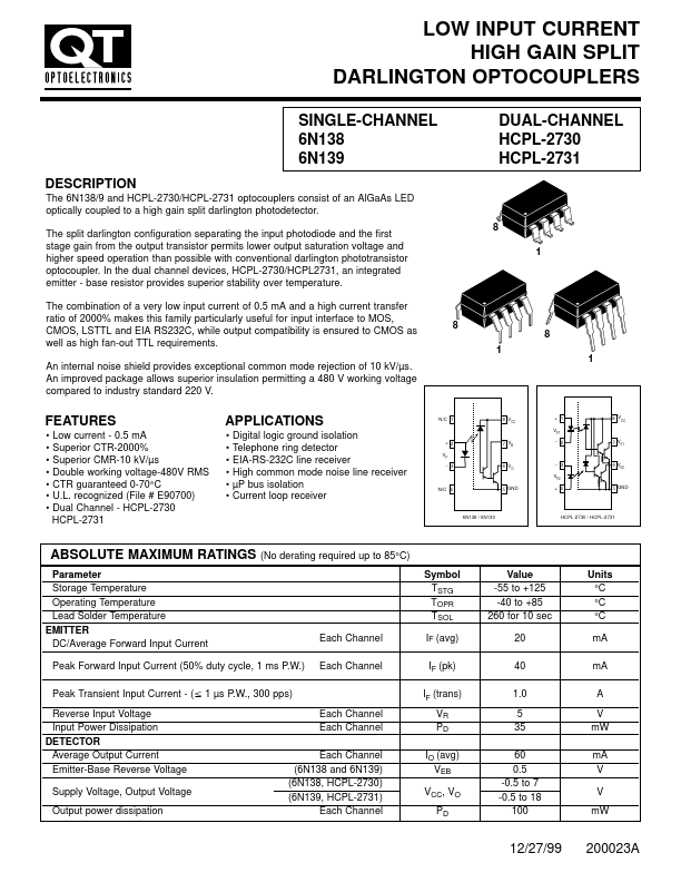 HCPL-2730