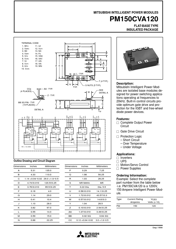 PM150CVA120